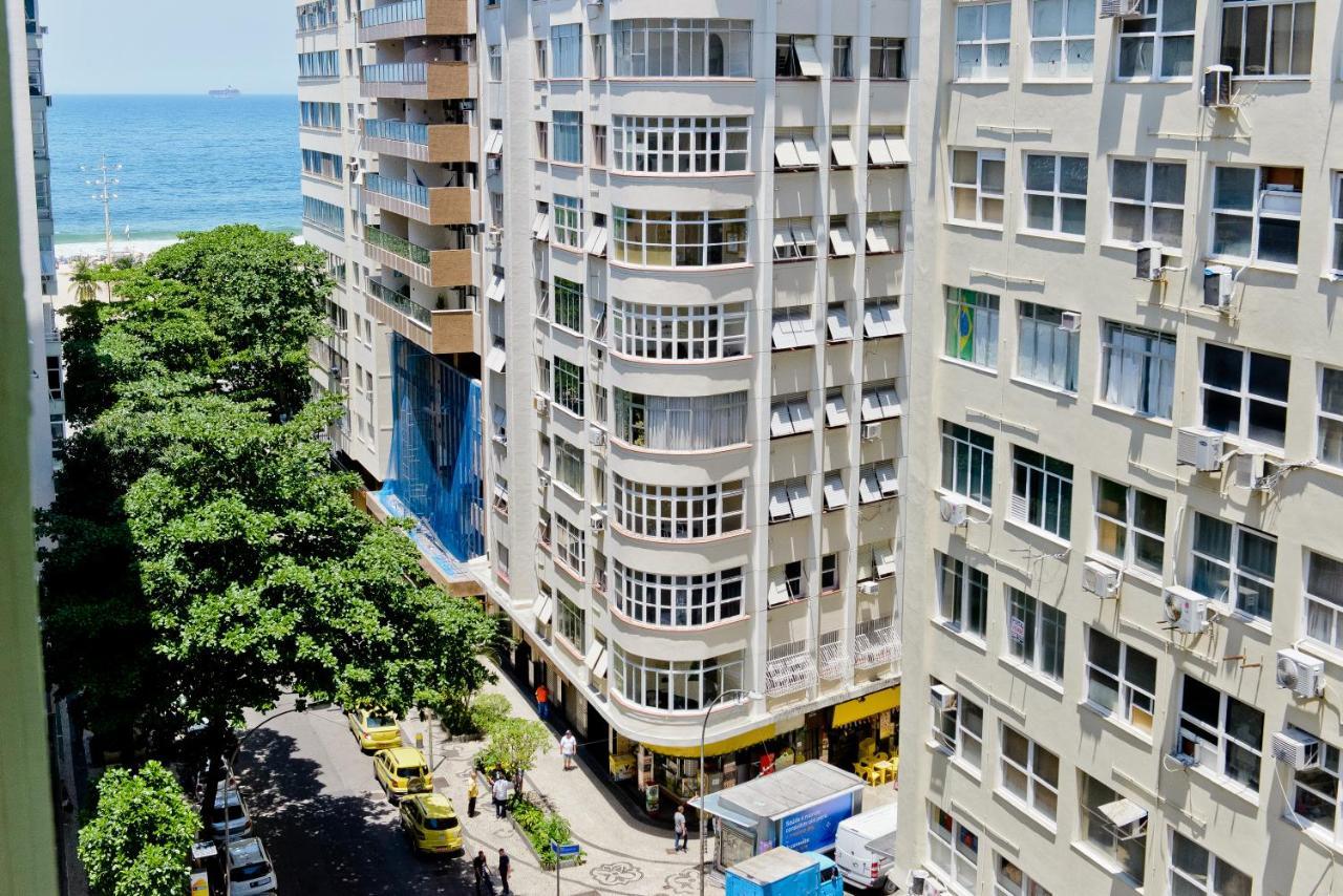 Vista Lateral Mar Copacabana Rio de Janeiro Buitenkant foto