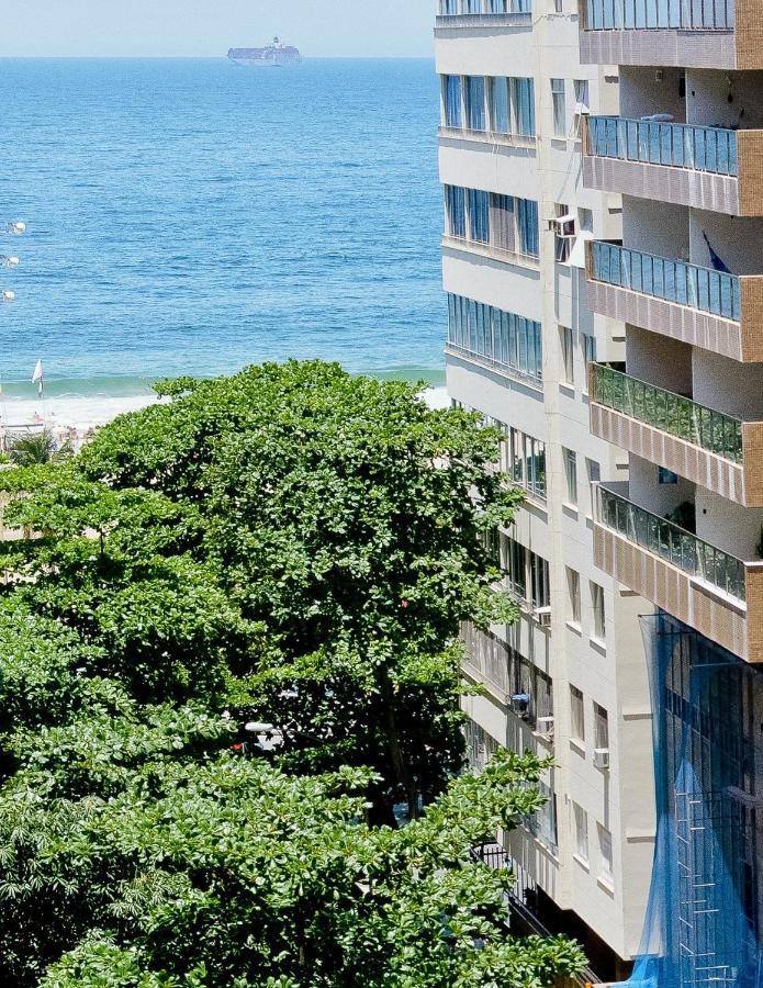 Vista Lateral Mar Copacabana Rio de Janeiro Buitenkant foto