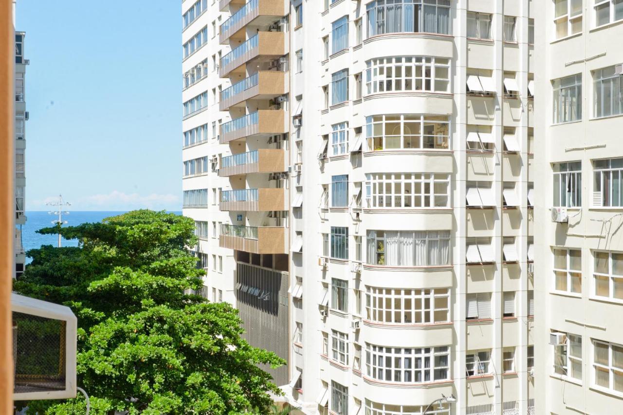 Vista Lateral Mar Copacabana Rio de Janeiro Buitenkant foto