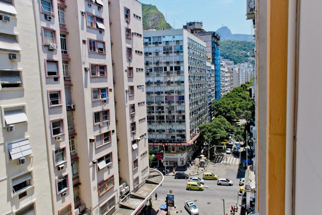 Vista Lateral Mar Copacabana Rio de Janeiro Buitenkant foto