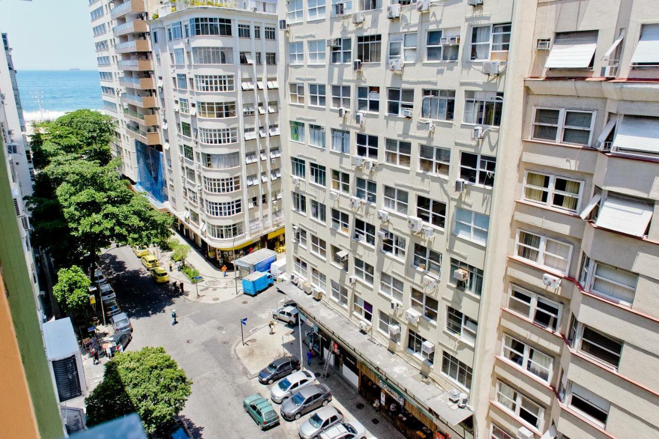 Vista Lateral Mar Copacabana Rio de Janeiro Buitenkant foto