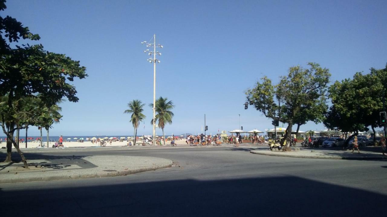 Vista Lateral Mar Copacabana Rio de Janeiro Buitenkant foto