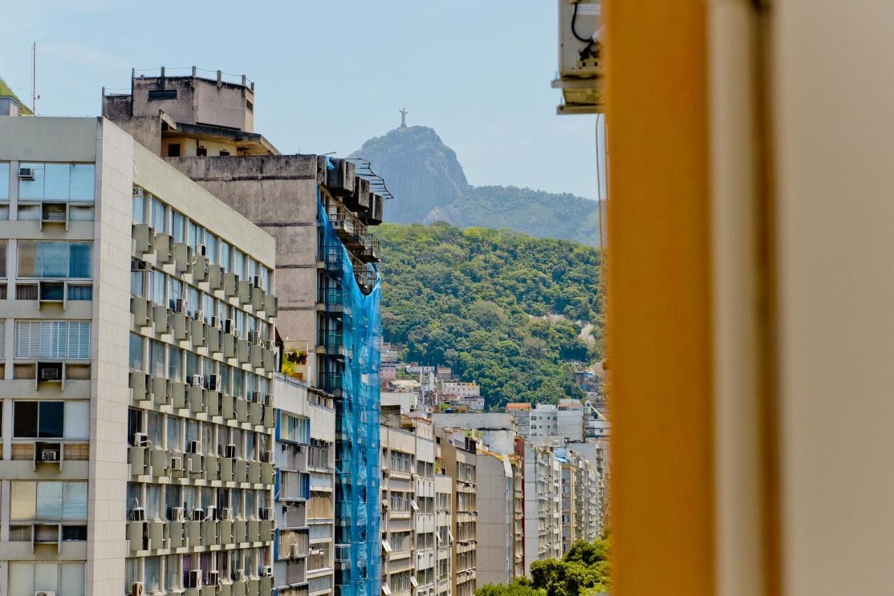 Vista Lateral Mar Copacabana Rio de Janeiro Buitenkant foto